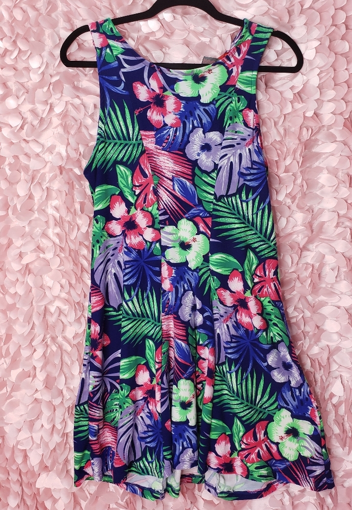 Hot Kiss Floral Dress